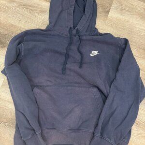 Nike Navy Hoodie Mens Large